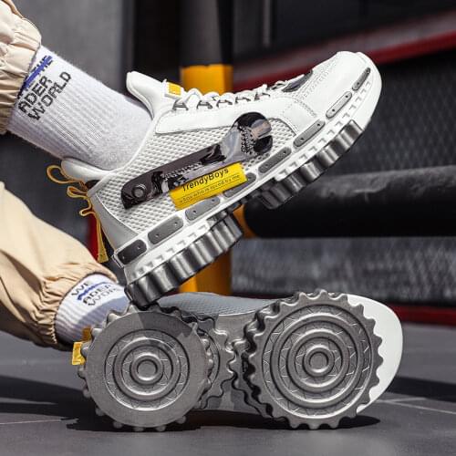 Orginal 2020 Men Chunky Sneakers Platform Thick Sole Casual Vulcanize Shoes Height Increase Male fashion Sneakers Designer