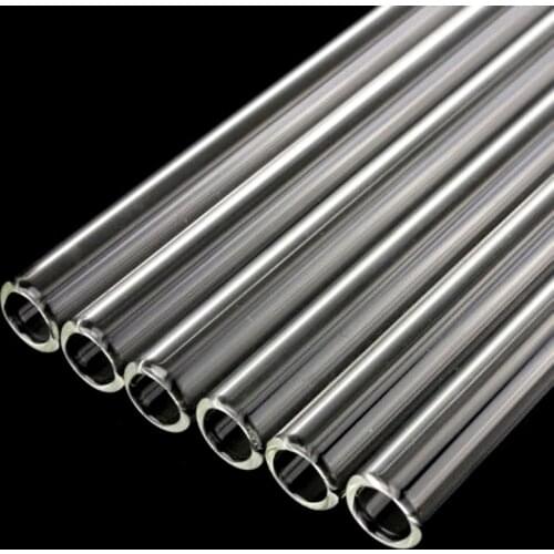 Reusable Thick Straws Wedding Birthday Party Clear Glass Drinking StrawsRetailsale