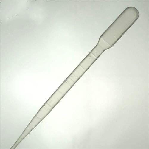 Plastic Dropper 3ml Scale Pasteur Dropper Urine Pipette Experiment Pipette Chemical Experiment Instrument