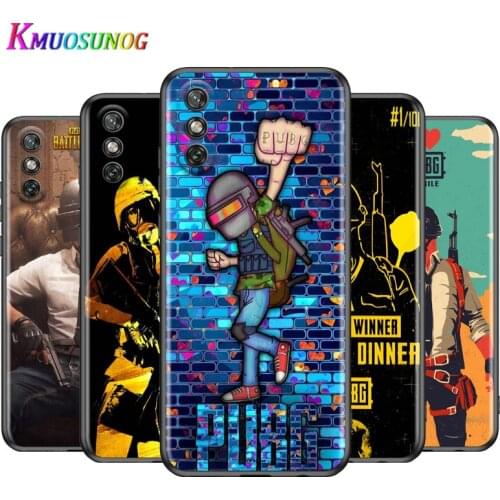 Popular Games PUBG For Huawei Y9S Y8S Y6S Y9A Y7A Y8P Y7P Y5P Y6P Y7 Y6 Y5 Pro Prime 2020 2019 Black Soft Phone Case