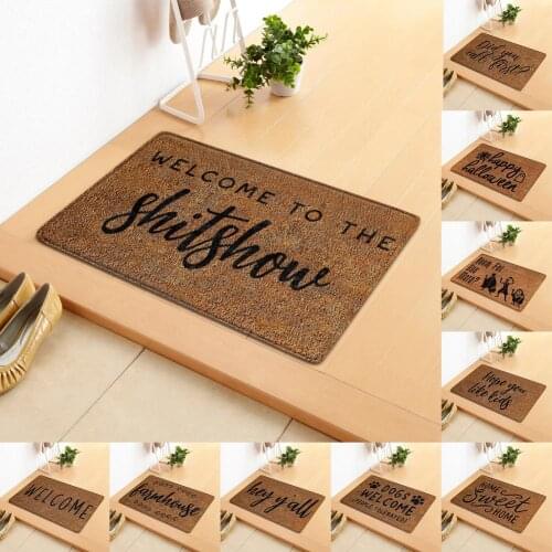 Door Mat Non-slip Anti-fouling Multifunctional Floor Carpet Indoor Floor Rugs Absorbent Mat Anti-slip Kitchen Rug For Home Decor