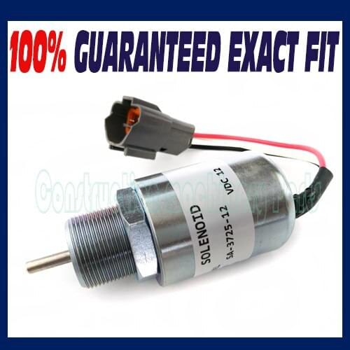 Stop solenoid 30A87-00040 for Mitsubishi S3L2-61SD S3L2-61SDH S4L2-61SD S4L2-61SDH - Free shipping