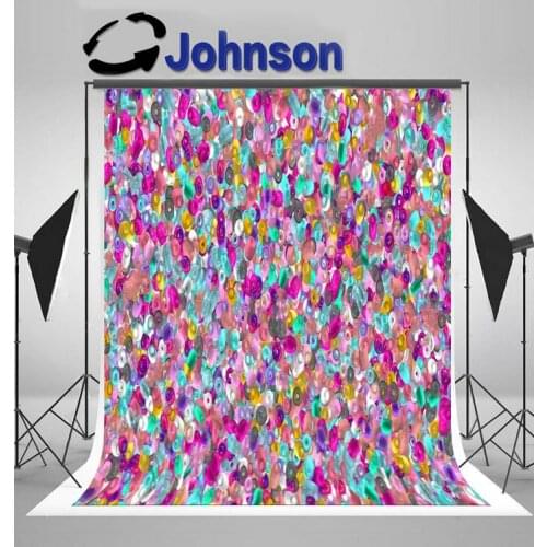 Rhinestone Beads Glass Sequins Realistic photo studio background High quality Computer print wall backdrops