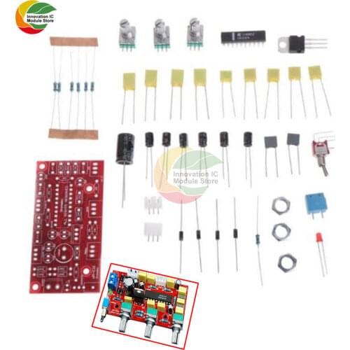 Ziqqucu LM1036 OP-AMP HIFI Fever Amplifier Preamplifier Bass Treble Volume Control Pre-Amplifier Tone Board Module DIY KIT
