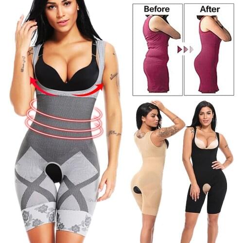 Slimming Full Body Shaper Modeling Belt Waist Trainer Butt Lifter Panties Control PushUp Shapewear Corset Briefs underwear women