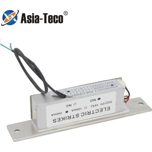 Stainless DC 12V Electric Strike Door Lock For Access Control System Fail safe or Fail secure Electric Lock