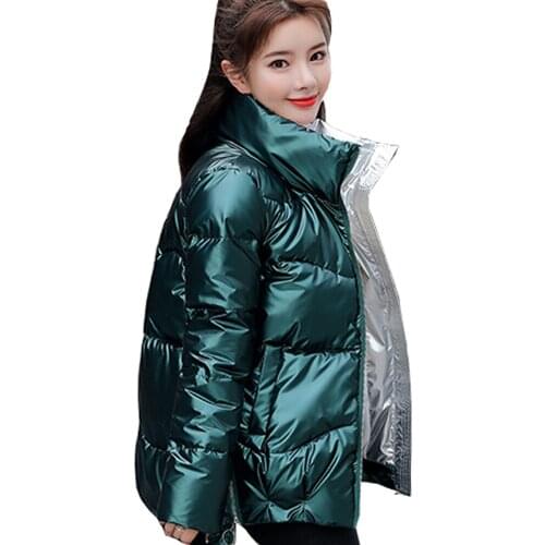 Winter jacket woman down coat parka women winter coat new short stand collar loose bread fashionable students' winter coat 997