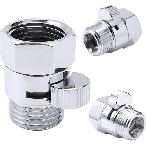 1Pcs G1/2" Full Brass Shower Head Flow Control Shut OFF Valve Quick Switch Shower Head Valve Barhroom Accessories