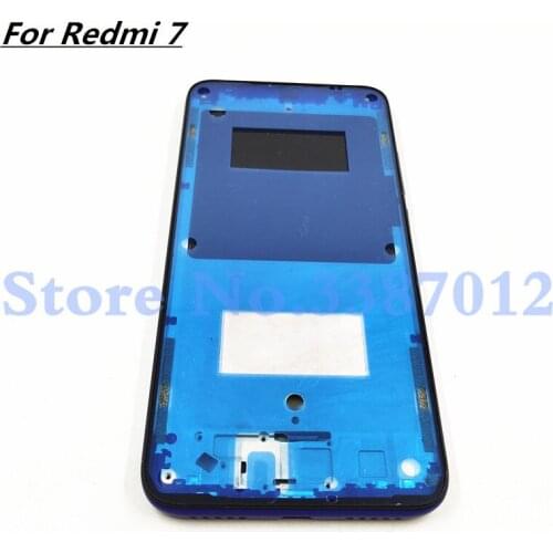 10Pcs/lot Middle Frame Plate Housing Board LCD Support Mid Faceplate Bezel For Xiaomi Redmi 7 Redmi7 Replace Repair Spare Part