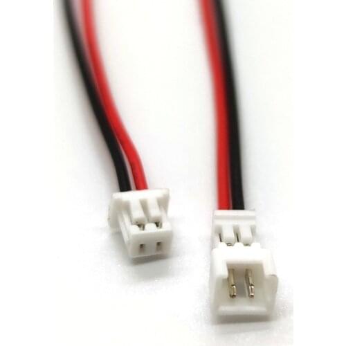 20 Pair Micro JST 1.25 2-Pin Male and Female Connector plug with Wires Cables