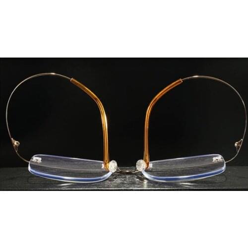 2021 Rimless Progressive multi-focus Reading Glasses Men Women Ultra-light Anti-blue light Readers Eyewear Diopter +1.0 To +4.0