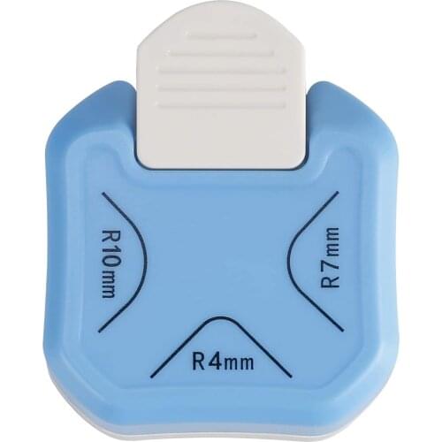 Mini 3 In 1 Portable Durable Corner Rounder Punch Round Corner Lightweigh Trimmer Cutter 4/7/10mm For Card Photo Stamps