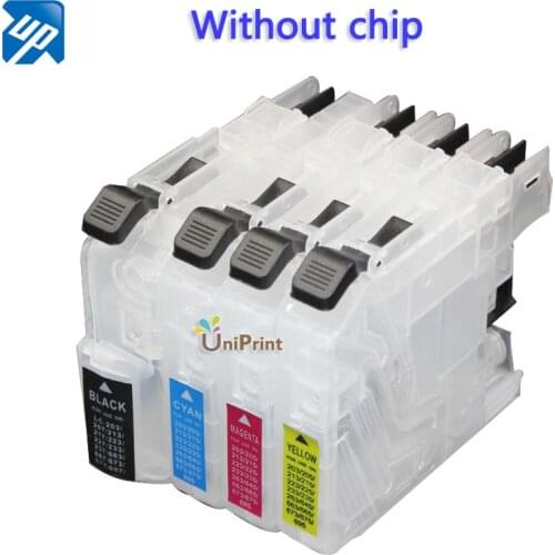 4pcs refillable ink cartridge for brother DCP-J4120DW MFC J4420DW J4620DW J4625DW J5320DW J5620DW J5625DW J5720DW printer