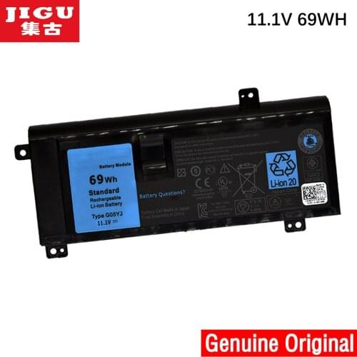 JIGU 08X70T 8X70T G05YJ GO5YJ Y3PN0 Original Laptop Battery For DELL Alienware 14 14D 14X A14 M14 M14X ALW14D