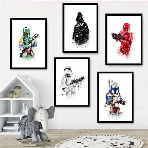 DIY 5D Diamond Painting Star Wars Disney Movie Yoda Darth Vader Sith Trooper Posters Wall Art Picture for Living Room Decoration