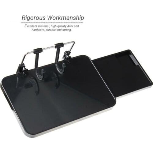 Car Laptop Mount Black Multifunction Car Steering Wheel Tablet Drink Cup Holder Back Seat Foldable Desk Drawer 1 X