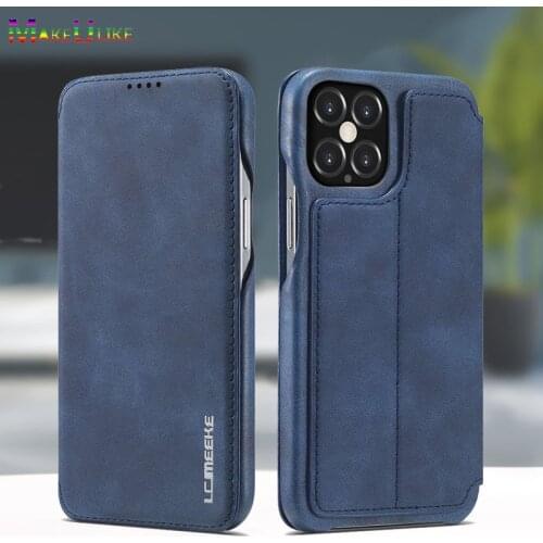 Simple Flip Case For iPhone 12 Mini 11 Pro Max 6 6s 7 8 Plus SE 2020 12mini 11Pro 12Pro X XR XS Max Case Leather Magnetic Cover