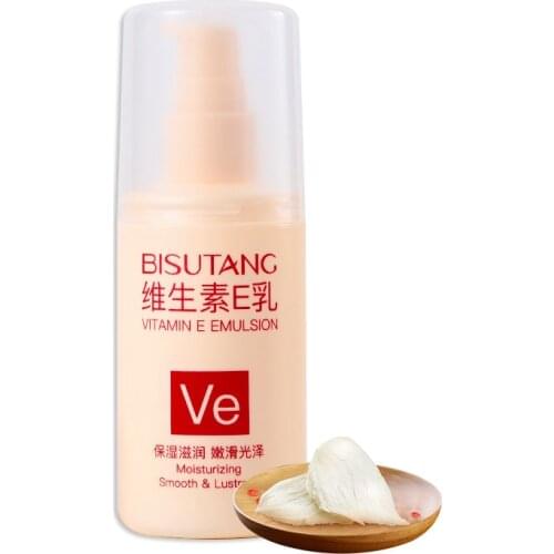 100ml Vitamin E Emulsion Moisturizing Brighten Firming Smooth Anti-Aging Shrink Pores Oil Control Improves Dull Skin Body Care