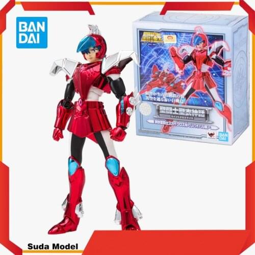 Bandai Original Saint Seiya Steel Saint Myth Cloth Sho Steel Saint Seiya Skycross Revival Edition Chevaliers Action Figure Model