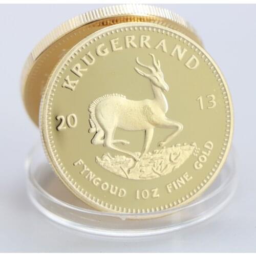 2013 South Africa Saudi Africa Krugerrand 1OZ Gold Coin Paul Kruger Token Value Collectible Coins