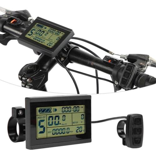 Durable Electric Bike Conversion Accessory KT-LCD7 LCD Instrument with Waterproof Connector USB Electric Bicycle Accessories