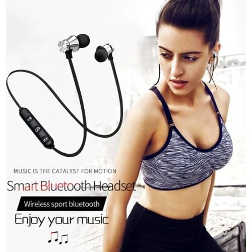 Headphone XT11 Sports Bluetooth Earphones Magnetic Smart Stereo Headphones Bluetooth 4.2 Drop Shipping
