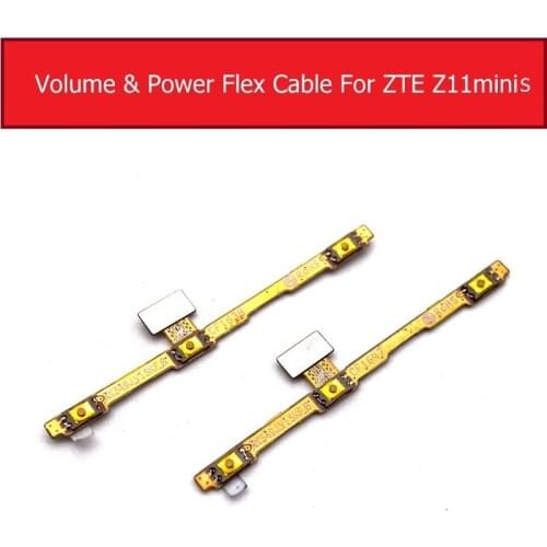 Genuine Power & Volume Flex Cable For ZTE Nubia Z11 MiniS NX549J Power Button & Volume Control Switch side keypad Flex Ribbon