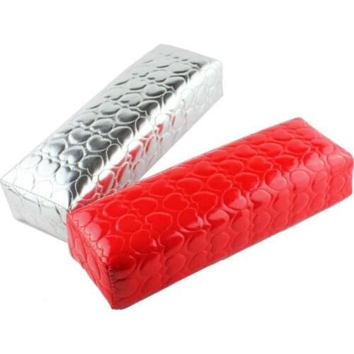 Solid Color Soft Faux Leather Nail Art Pillow Manicure Hand Arm Rest Cushion Table Mat Arm Wrist Hand Rest Beauty Salon Tool