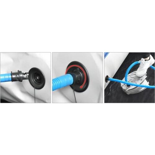 Portable Foot Air Pump with Hose Inflator for Kayak, Inflatable Boat, Canoe, Pool
