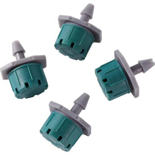 500Pcs Garden Drip Irrigation System Adjustable 8 hole Green Dripper Sprinkler Potted Plants Flowers Vegetables Watering Emitter