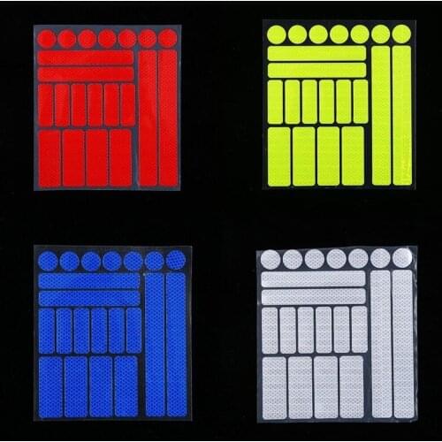 Mountain Bike Frame Reflective Strip Body Sticker Safety Sign Warning Reflective Sticker Safety Warning Reflective Sticker