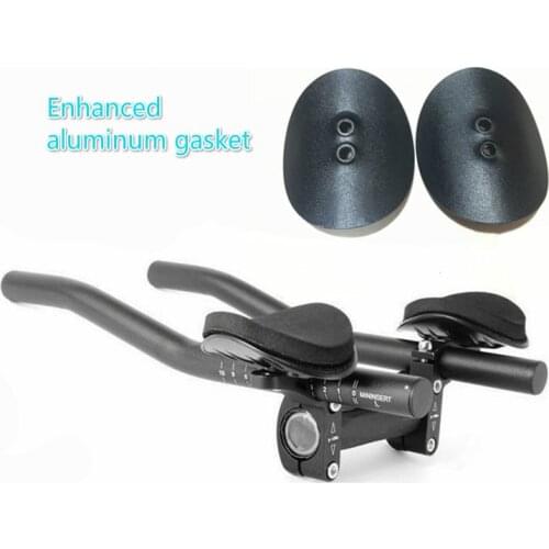 Bicycle Aluminum Rest TT Handlebar Aero Bar for Triathlon Time Cycling Bike Rest Handlebar for Bicycle Bike Long Distance Riding