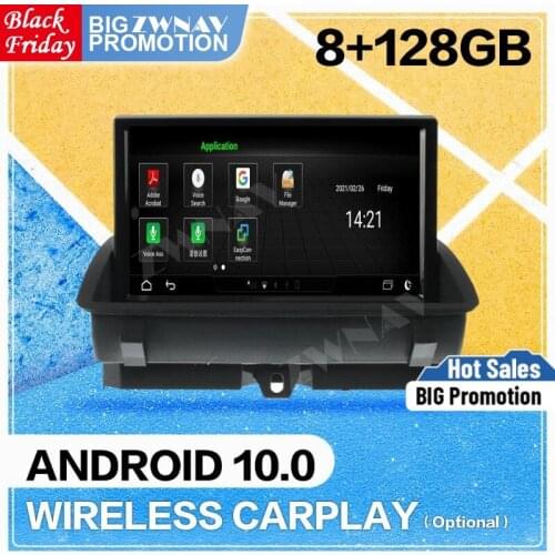 128G Carplay Android Screen For Audi Q3 2012 2013 2014 2015 2016 2017 2018 Video Radio Receiver Stereo Auto Audio GPS Head Unit