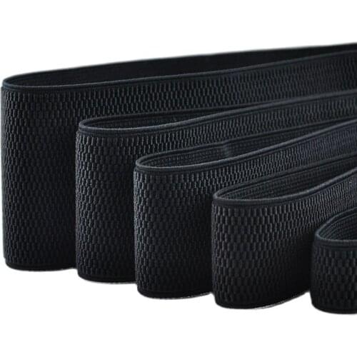High quality black waist elastic band / elastic belt 2-10cm / sewing clothing accessories / elastic band / rubber band
