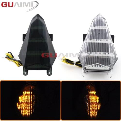 For Yamaha YZF R6 2006 2007 YZFR6 YZF-R6 Motorcycle Rear Taillight LED Stop Light Turn Signal Indicator Integrated Lights
