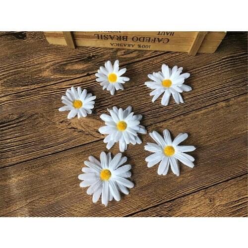 1pair Summer Flower Hair Clips Hairgrip Girls Daisy Hairpins Barrettes Handmade Hair Accessories B1494