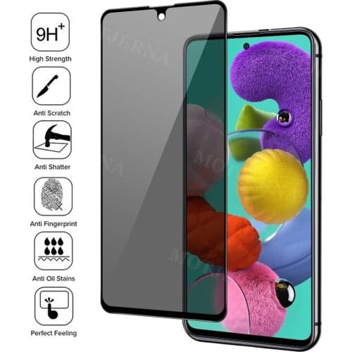 Anti-Peeping Tempered Glass Film For Samsung A51 A 51 A71 71 Cover Screen Protector Galaxy A51 A71 A515 A715 Protective Glass