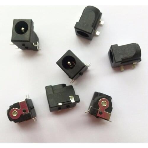 500pcs/lot Copper SMD 5.5mm x 2.1mm DC Socket 2.1mm DC Plug PCB Panel Mount DIY dc power socket charger 5.5*2.0mm