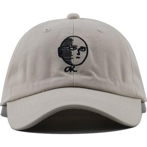 ONE PUNCH-MAN baseball cap cotton adjustable embroidery Anime fan hip hop dad hat men women fashion snapback hats