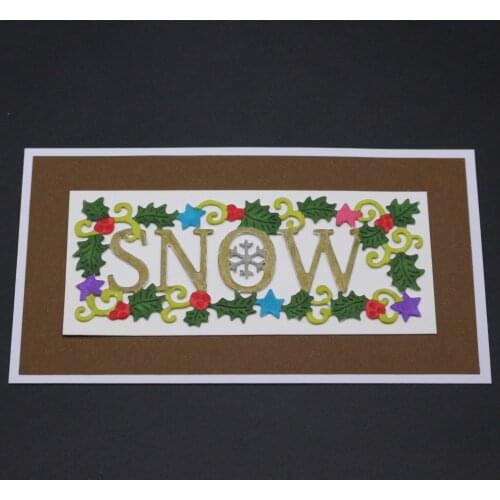 ZhuoAng snowflake Cutting Mold DIY Scrapbook Album Decoration Supplies Clear Stamp DIY Paper Card