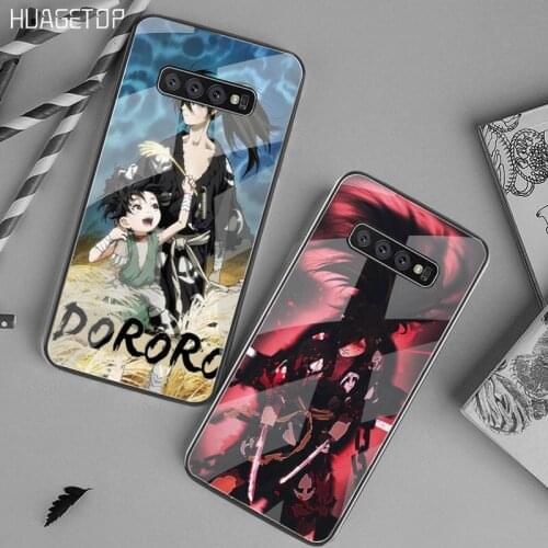 HUAGETOP Dororo Personalised Soft Phone Cover Tempered Glass For Samsung S20 Plus S7 S8 S9 S10 Plus Note 8 9 10 Plus