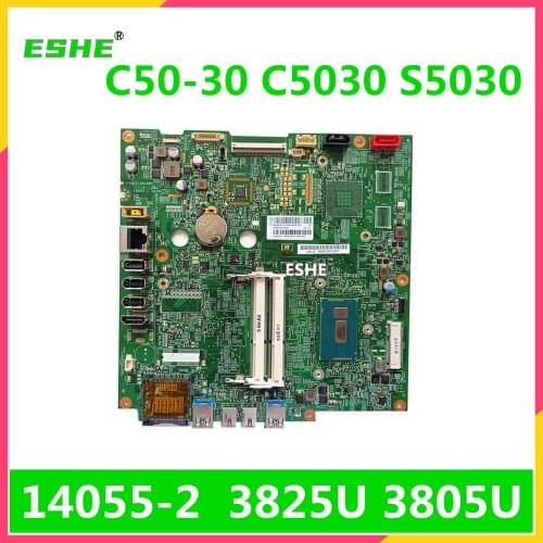 14055-2 For Lenovo C50-30 C5030 S5030 all-in-one computer motherboard With 3825U 3805U 5B20K70153 5B20K70170 5B20H56770