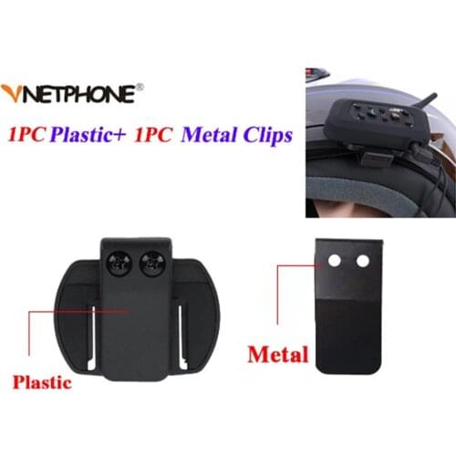 V6 Clips Metal Bracket for Vnetphone EJEAS Q7 V4 Motorcycle BT Bluetooth Interphone Headset Helmet Intercom V6 Pro Accessories