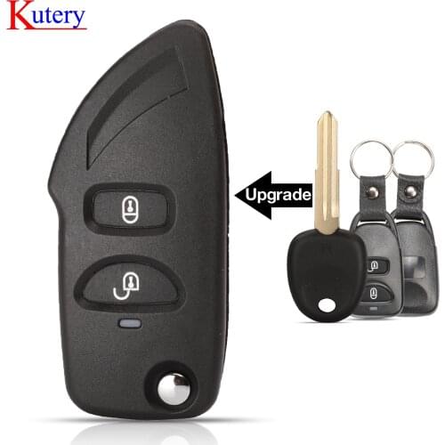 Kutery upgrade Modified Car Key Shell case For Hyundai Santa Fe Sonata Sonica Trajet XG(300/350) kia Magentis Optima Sorento