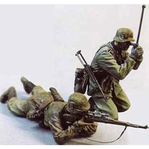 German resin soldiers two German soldiers 1:35