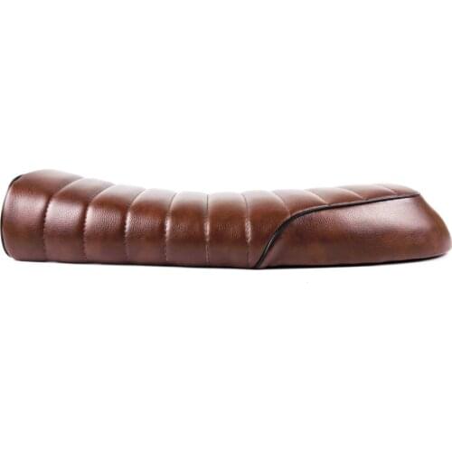 New Brown Vintage Flat Brat Seat GN CB200 CB350 CB500 CB750 SR400 SR500 XJ XS KZ Motorcycle Retro Seat Cafe Racer Saddle