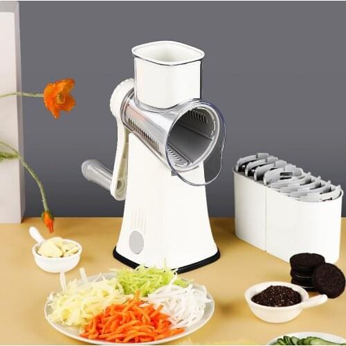 Vegetable Cutter Slicer Potato Roller Kitchen Vegetable Chopper Carrot Grater Stainless Steel Blade Kitchen Slicer