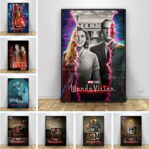 Marvel The Avengers Movie TV Show Retro Posters and Prints Canvas Paintings on The Wall Art Pictures Home Decoration Cuadros