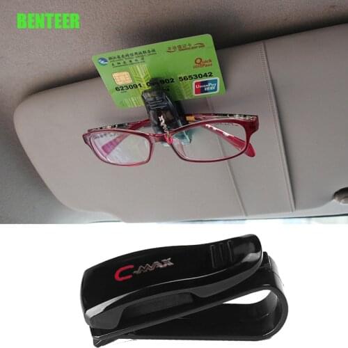 Plastic Car Sunshade Glass Clip Holder Sticker For Ford Smax Cmax