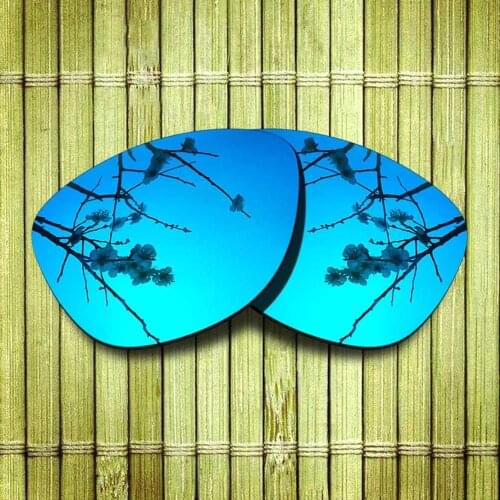 Polarized Replacement Lense For-Oakley Frogskins Sunglasses Frame True Color Mirrored Coating - Blue Color Available